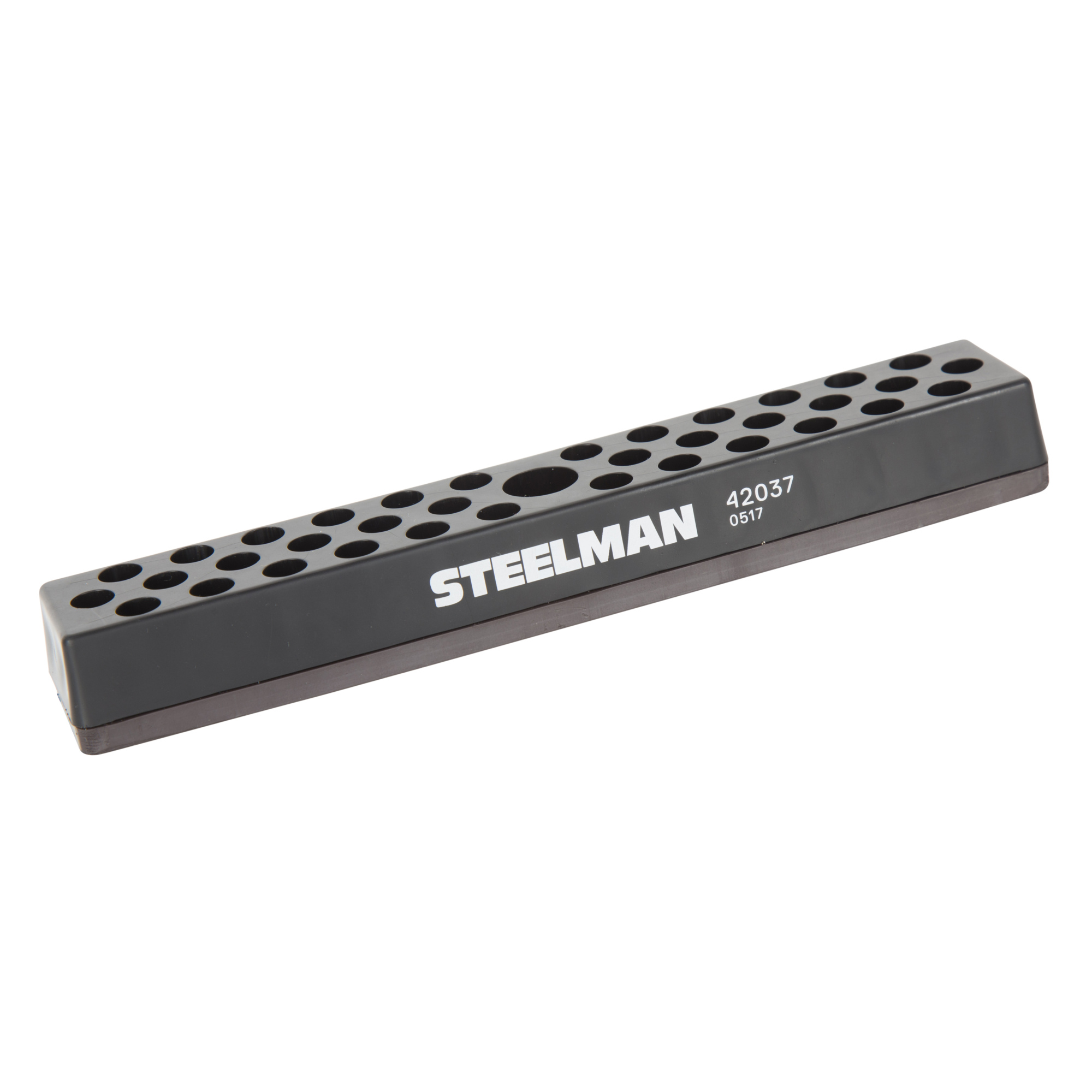 STEELMAN 1/4-Inch Hex Magnetic Bit Organizer, Model# 42037